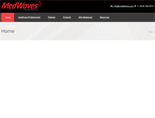 Tablet Screenshot of medwaves.com